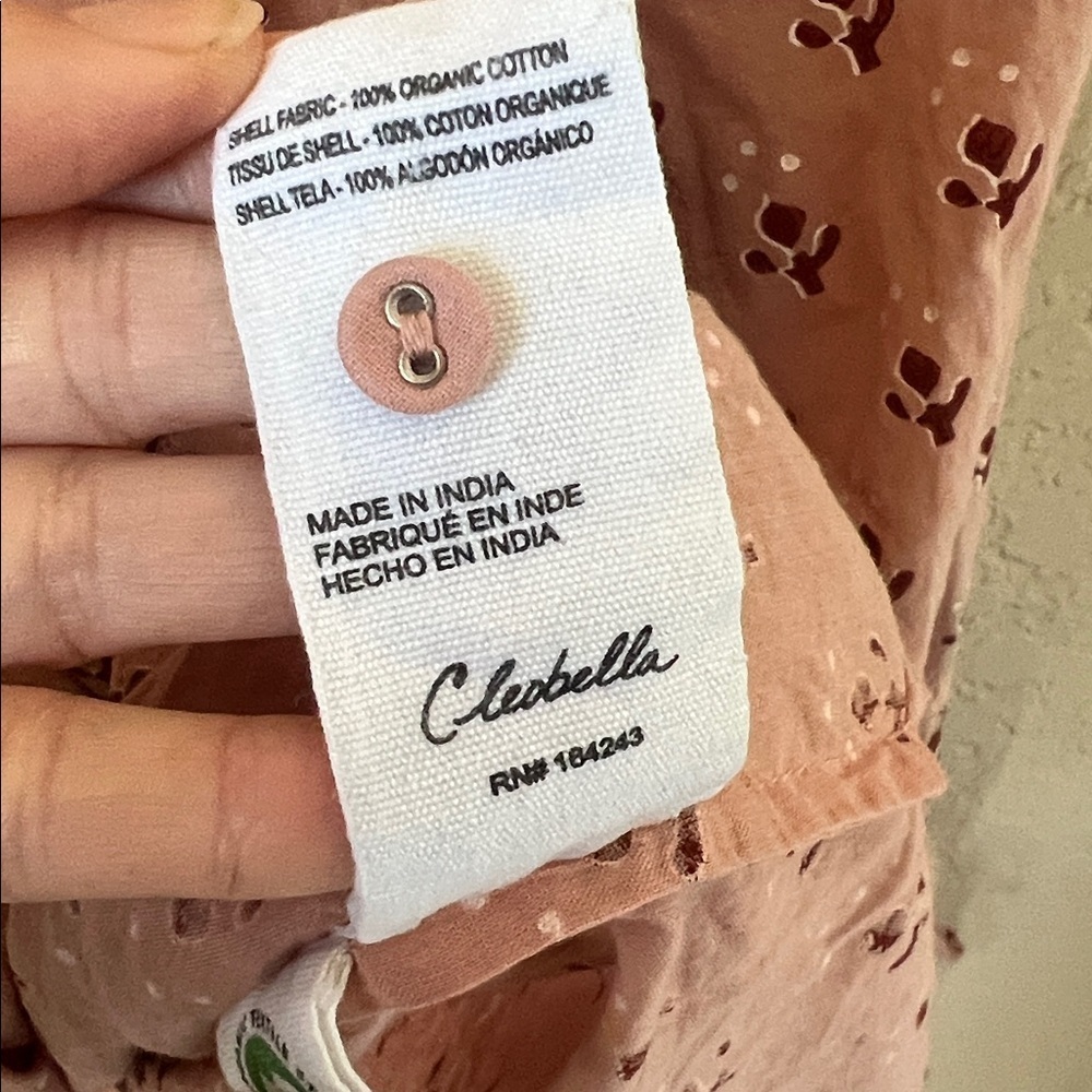 Cleobella mauve rue peasant blouse - Picture 7 of 9